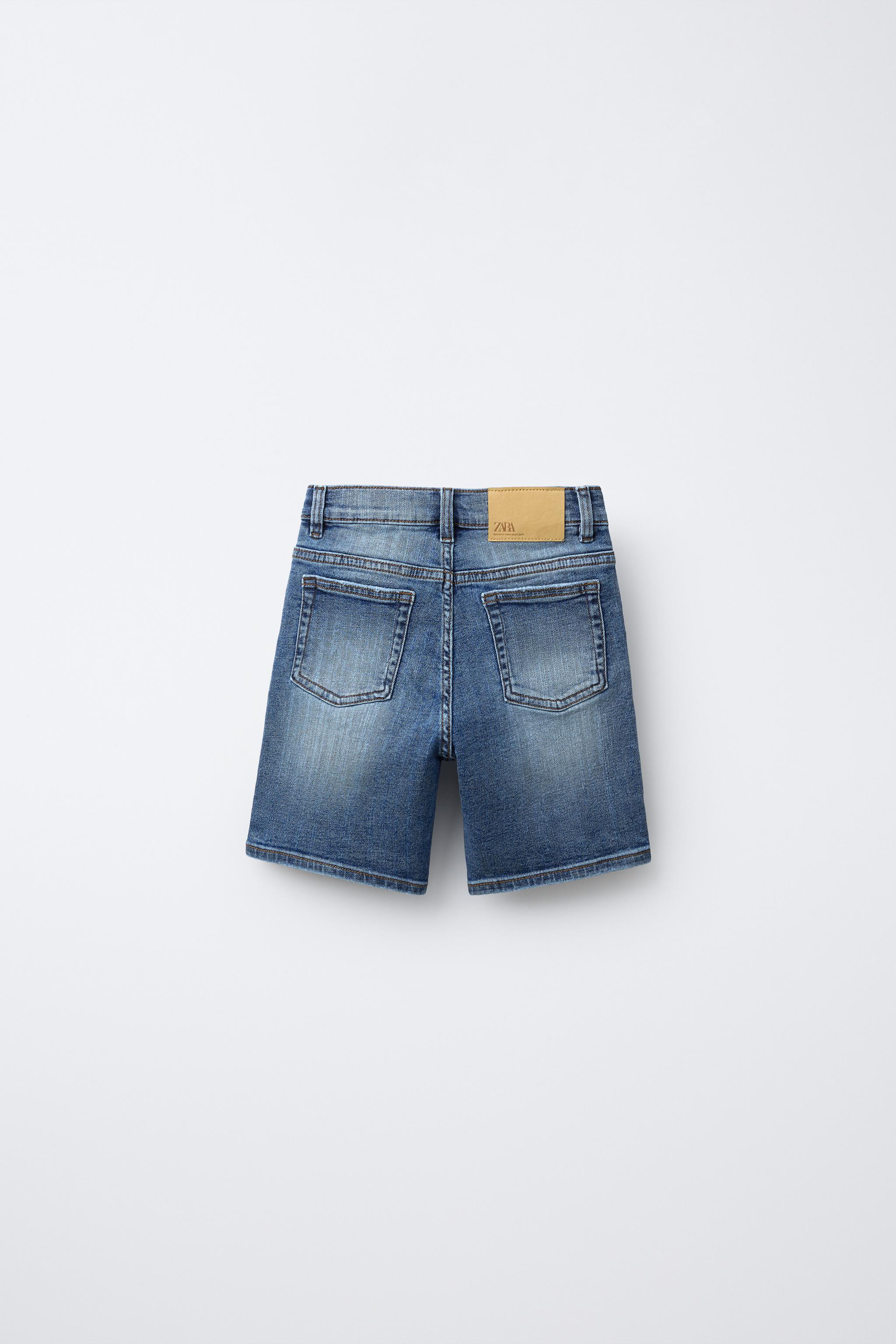 FIVE-POCKET DENIM SHORTS